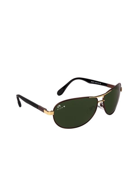 

AISLIN Men Dark Green UV Protected Wayfarer Sunglasses 14336-55-AS-3571