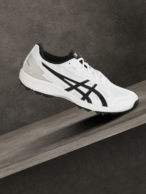

ASICS Men White & Black Strike Rate FF Running Shoes