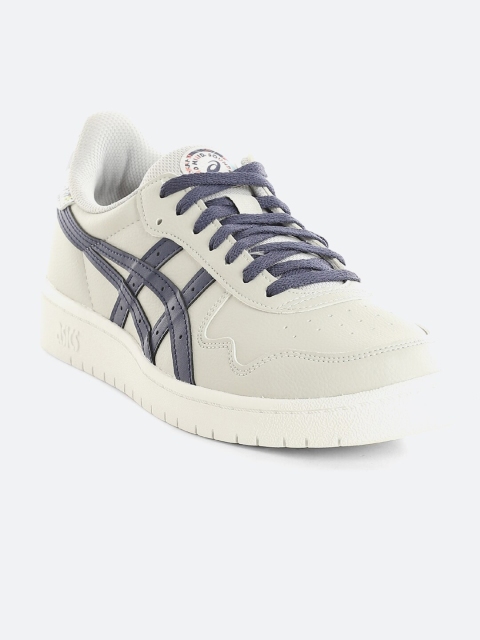 

ASICS Men White Colourblocked PU Driving Shoes JAPAN S