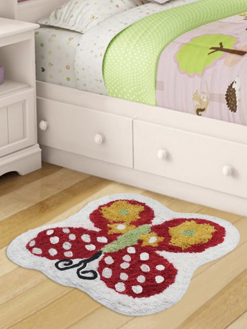 

Good Homes by Home Candy Pack of 2 Butterfly & Floral Soft Bath Mat, Multi