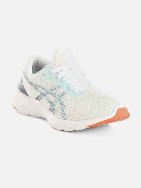 

ASICS Women White High-Top Running Non-Marking Shoes VERSABLAST MX