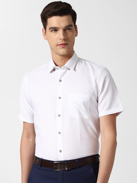 

Peter England Men White Formal Shirt