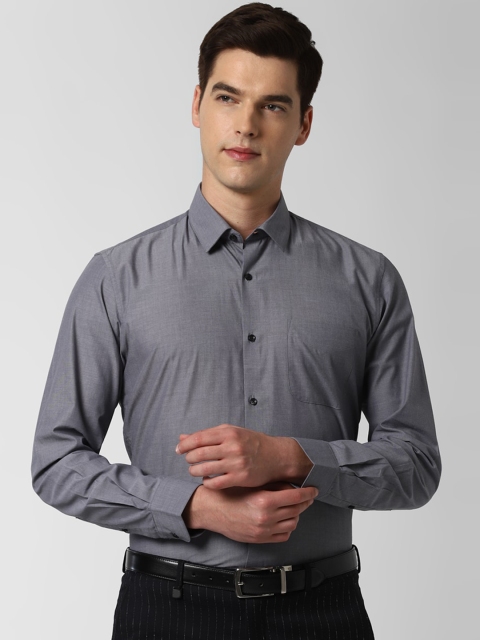 

Peter England Men Grey Slim Fit Formal Shirt