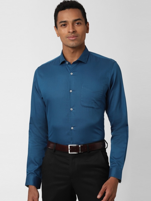 

Peter England Men Blue Slim Fit Formal Shirt