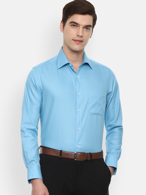 

Louis Philippe Men Blue Formal Shirt