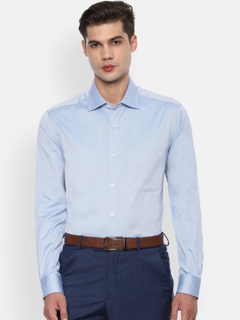 

Louis Philippe Men Blue Formal Shirt