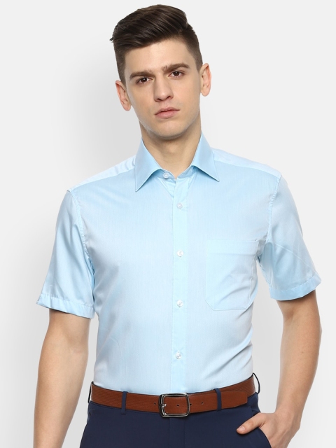 

Louis Philippe Men Blue Formal Shirt