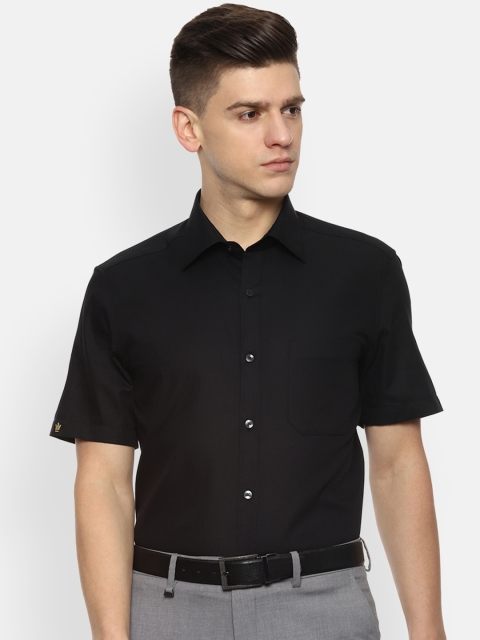 

Louis Philippe Men Black Formal Shirt