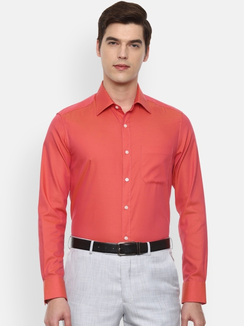 

Louis Philippe Men Orange Formal Shirt