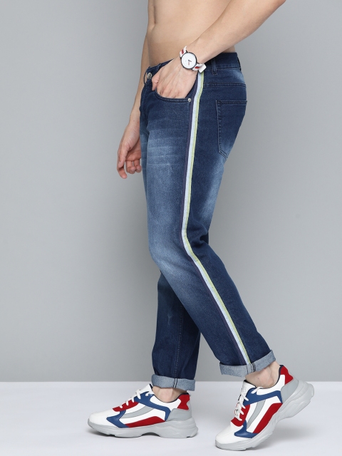 

Harvard Men Navy Blue Slim Fit Light Fade Stretchable Jeans