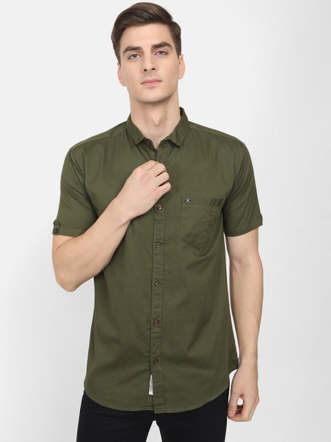 

V2 Value & Variety Men Green Casual Shirt