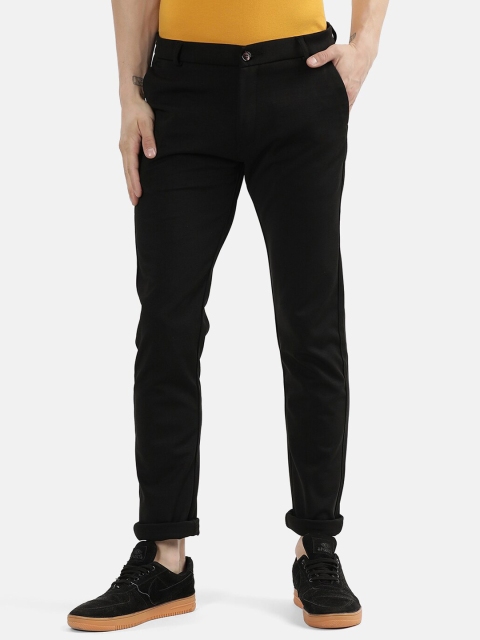 

V2 Value & Variety Men Black Chinos Trousers