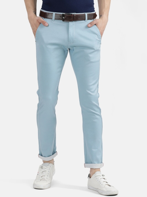 

V2 Value & Variety Men Blue Chinos Trousers