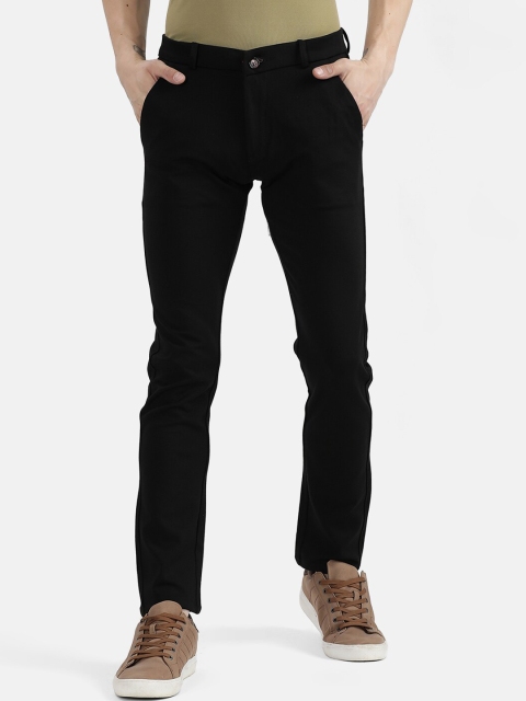

V2 Value & Variety Men Black Chinos Trousers
