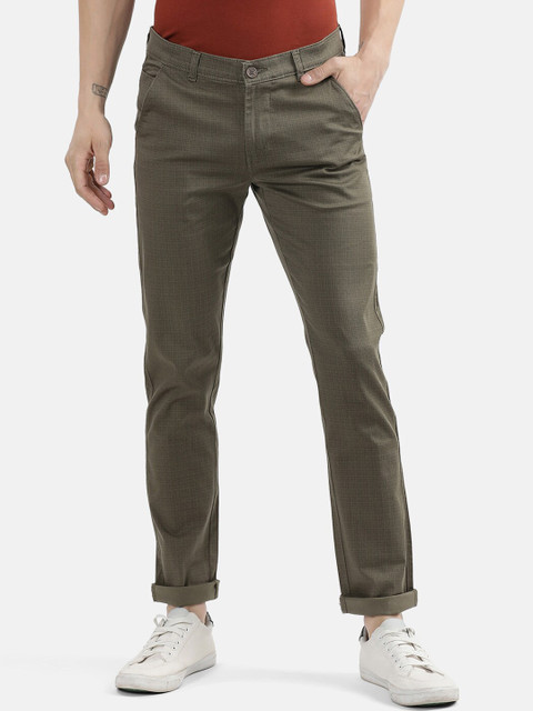

V2 Value & Variety Men Brown Chinos Trousers