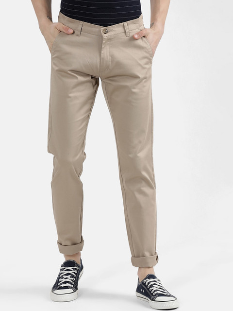 

V2 Value & Variety Men Beige Chinos Trousers