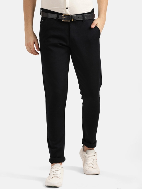 

V2 Value & Variety Men Navy Blue Cotton Trousers