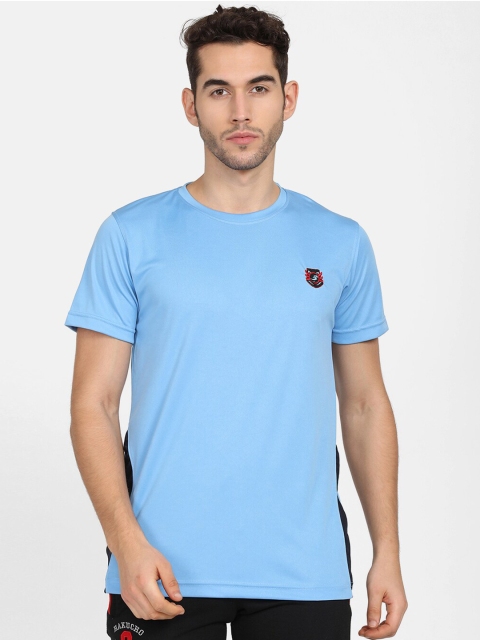 

V2 Value & Variety Men Blue Cotton T-shirt