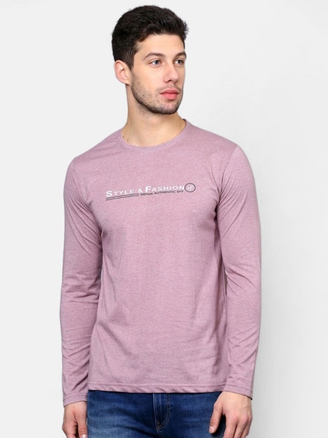 

V2 Value & Variety Men Lavender Cotton T-shirt