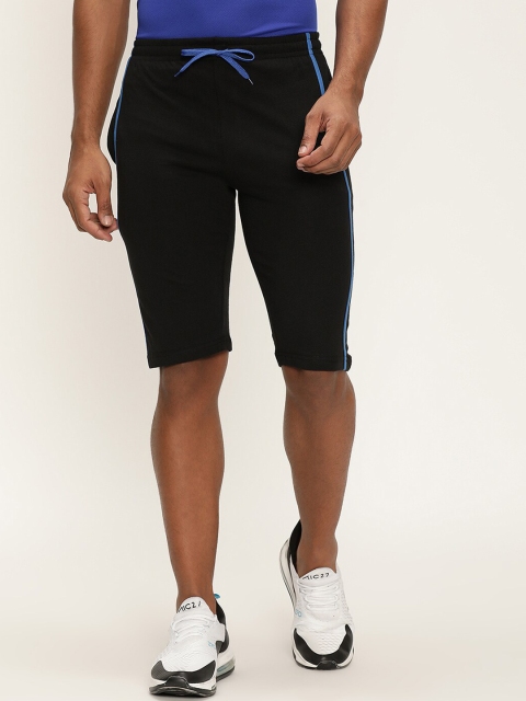 

V2 Value & Variety Men Black Mid-Rise Regular Shorts