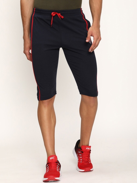 

V2 Value & Variety Men Navy Blue Mid-Rise Sports Shorts