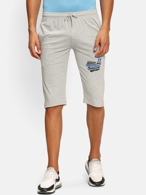 

V2 Value & Variety Men Grey Mid-Rise Regular Shorts