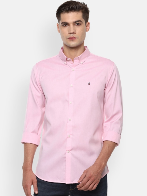 

Louis Philippe Sport Men Pink Slim Fit Button-Down Collar Cotton Casual Shirt