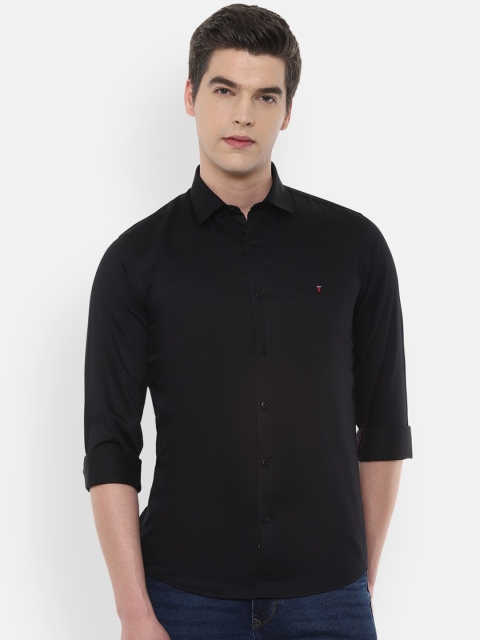 

Louis Philippe Jeans Men Black Slim Fit Cotton Casual Shirt