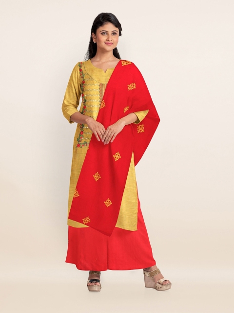 

Pothys Women Mustard