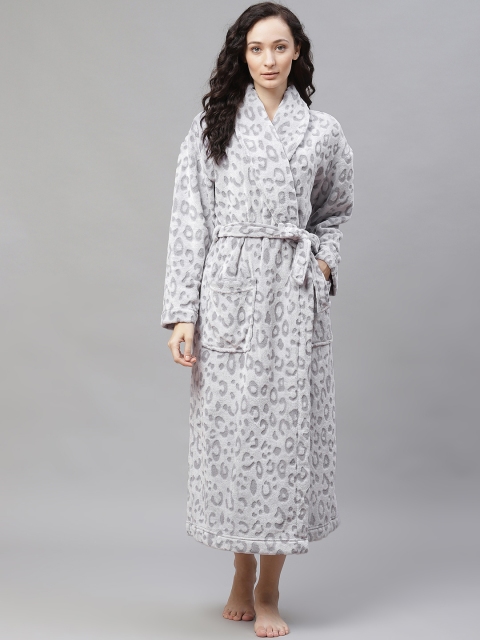 

Marks & Spencer Women Grey Printed Robe