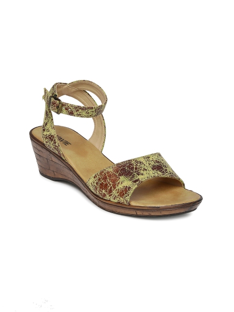 

Lavie Women Green Printed Wedges