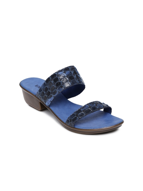 

Lavie Women Navy Blue Printed Heels