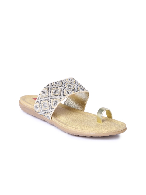 

Ginger by Lifestyle Women Gold-Toned Embellished Flats