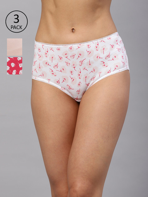 

Marks & Spencer Women Pack of 3 Hipster Briefs T612039, Pink