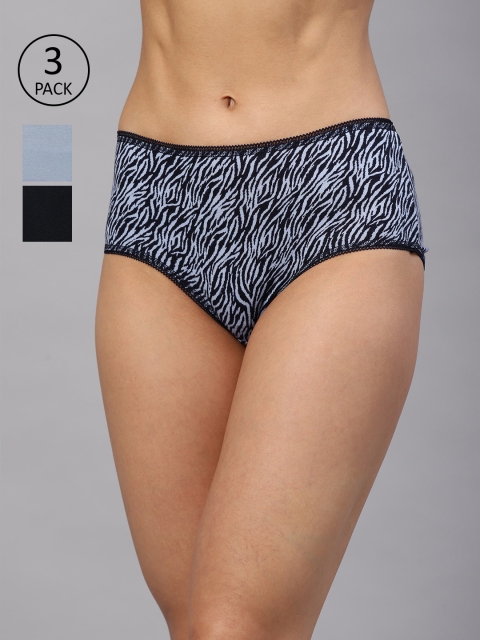 

Marks & Spencer Women Pack of 3 Hipster Briefs T612039, Blue