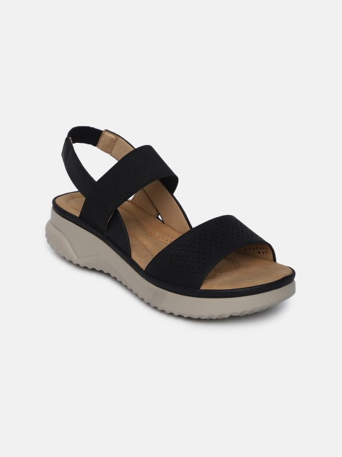 

shoexpress Women Black Comfort Sandals