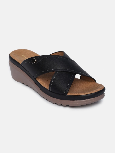 

shoexpress Women Black Comfort Sandals