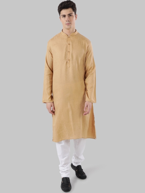 

Ethnix by Raymond Men Gold-Toned Ethnic Motifs Kurta