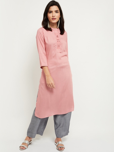 

max Women Pink Kurta