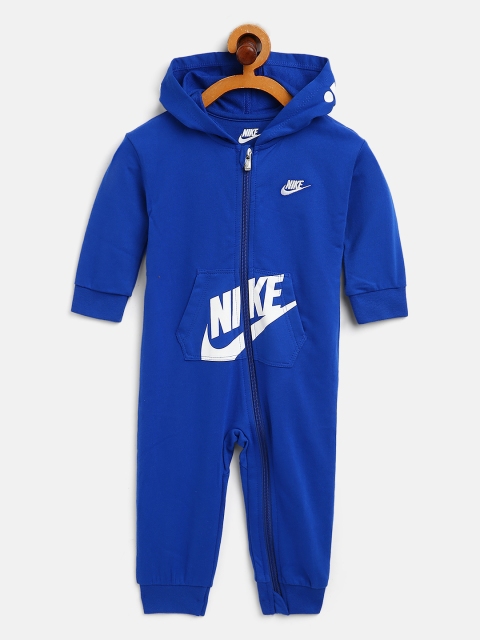 

Nike Boys Blue Hooded French Terry Coveralls
