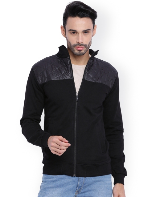 

Campus Sutra Black Bomber Jacket