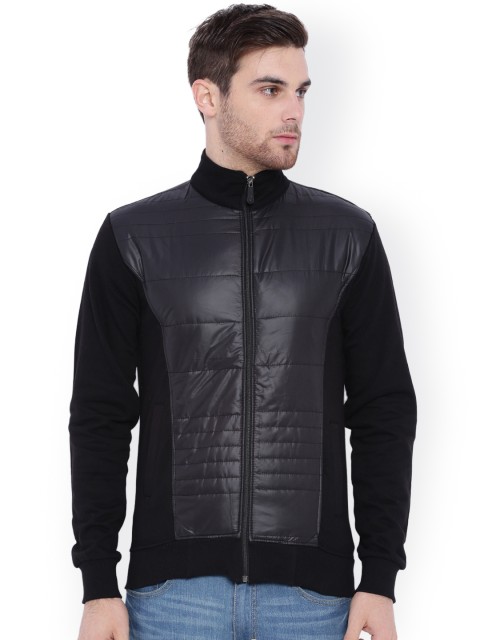 

Campus Sutra Black Bomber Jacket