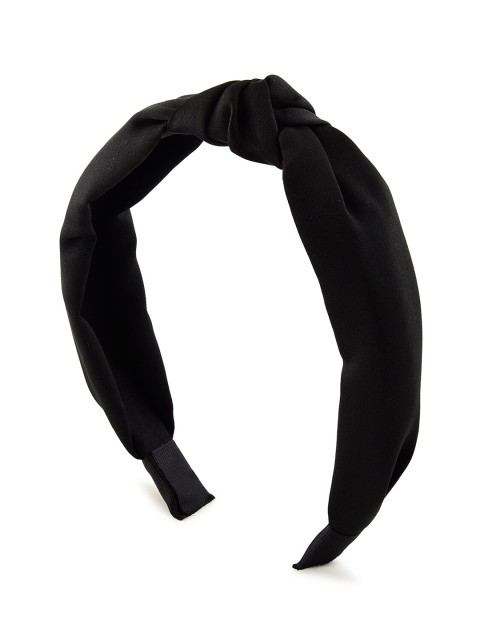 

ToniQ Women Black Topknoted Hairband