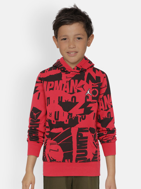 

Jordan Boys Red & Black Essentials Printed Hoodie