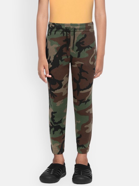 

Jordan Boys Khaki & Green Camouflage Print Jumpman Joggers