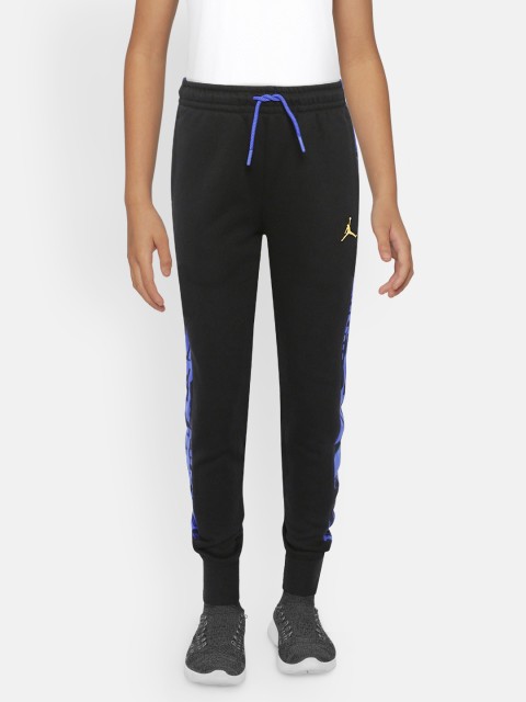 

Jordan Boys Black & Blue Essentials Printed Joggers