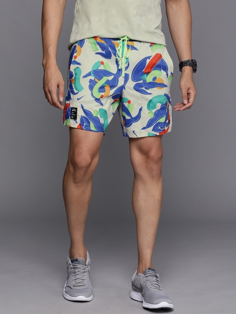 

Nike Men Multicoloured Printed Flex 7" A.I Running Shorts, Multi