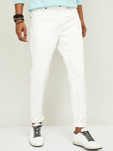 

Denimize by Fame Forever Men White Slim Fit Jeans