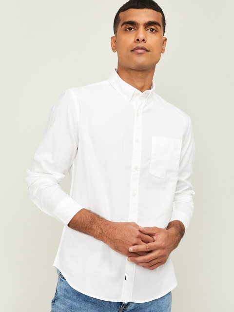 

Denimize by Fame Forever Men White Casual Shirt