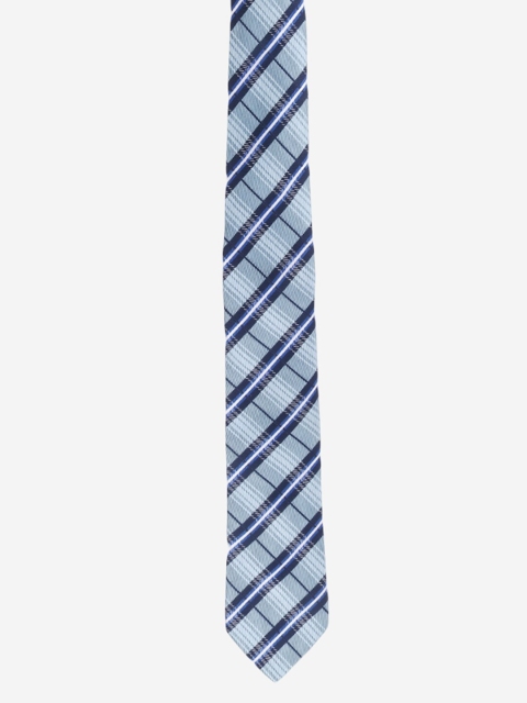 

Alvaro Castagnino Men Turquoise Blue & Blue Printed Skinny Tie